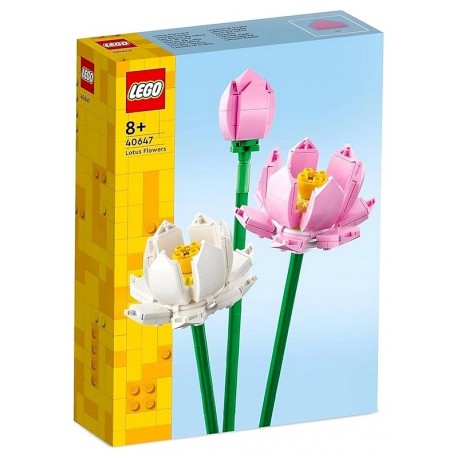 40647 LES FLEURS DE LOTUS - 3 FLEURS LEGO-LiloJouets-Morbihan-Bretagne