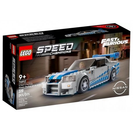 76917 VOITURE NISSAN SKYLINE GT-R FAST&FURIOUS LEGO SPEED CHAMPIONS-LiloJouets-Morbihan-Bretagne