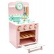 Cuisiniere rose en bois avec four pour dinette-lilojouets-morbihan-bretagne