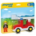6967 CAMION DE POMPIER AVEC ECHELLE PIVOTANTE PLAYMOBIL 1.2.3 