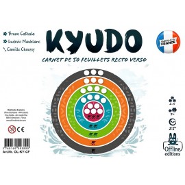 CARNET DE RECHARGES JEU KYUDO - 50 FEUILLETS RECTO-VERSO