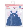 BB36 ROBE BLEUE MARINIERE ROSE VETEMENT POUPON 36CM-LiloJouets-Morbihan-Bretagne