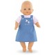 Bb36 robe bleue mariniere rose vetement poupon 36cm-lilojouets-morbihan-bretagne