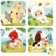 Valisette 4 puzzles animaux de ferme 6 a 16 pieces-lilojouets-morbihan-bretagne