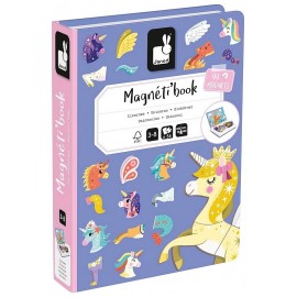 MAGNETI'BOOK LICORNES 54 MAGNETS ET 10 CARTES