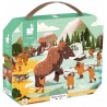 VALISETTE PUZZLE FRISE PREHISTORIQUE PANORAMIQUE 100 PIECES-LiloJouets-Morbihan-Bretagne