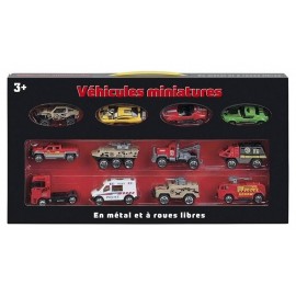 COFFRET 12 VEHICULES METAL ASST-LiloJouets-Morbihan-Bretagne COFFRET 12 VEHICULES METAL ASST-LiloJouets-Morbihan-Bretagne