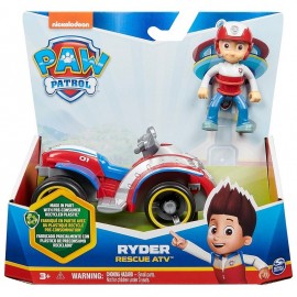 FIGURINE RYDER AVEC QUAD VEHICULE PAT PATROUILLE-LiloJouets-Morbihan-Bretagne