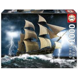 PUZZLE BATEAU TEMPETE PARFAITE 1000 PIECES-LiloJouets-Morbihan-Bretagne