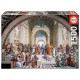 Puzzle dessin ecole athenes 1500 pieces 85x60cm-lilojouets-morbihan-bretagne