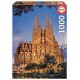 Puzzle basilique sagrada familia barcelone 1000 pieces-lilojouets-morbihan-bretagne