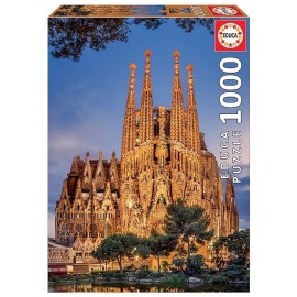 PUZZLE BASILIQUE SAGRADA FAMILIA BARCELONE 1000 PIECES