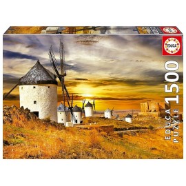 PUZZLE MOULINS A VENT 1500 PIECES 85X60CM