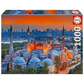 PUZZLE MOSQUEE SAINT- SOPHIE ISTAMBUL TURQUIE 1000 PIECES-LiloJouets-Morbihan-Bretagne