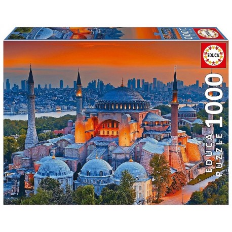 PUZZLE MOSQUEE SAINT- SOPHIE ISTAMBUL TURQUIE 1000 PIECES-LiloJouets-Morbihan-Bretagne