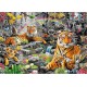 Puzzle tigres jungle radieuse 1500 pieces 85x60cm-lilojouets-morbihan-bretagne