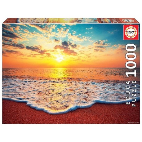 PUZZLE MER COUCHER DE SOLEIL 1000 PIECES-LiloJouets-Morbihan-Bretagne