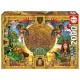 Puzzle montage azteque maya 2000 pieces 96x68cm-lilojouets-morbihan-bretagne