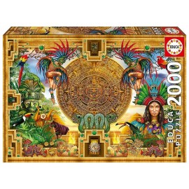 PUZZLE MONTAGE AZTEQUE MAYA 2000 PIECES 96X68CM-LiloJouets-Morbihan-Bretagne