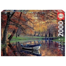 PUZZLE BARQUE SUR LE LAC 2000 PIECES 96X68CM