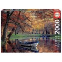 PUZZLE BARQUE SUR LE LAC 2000 PIECES 96X68CM