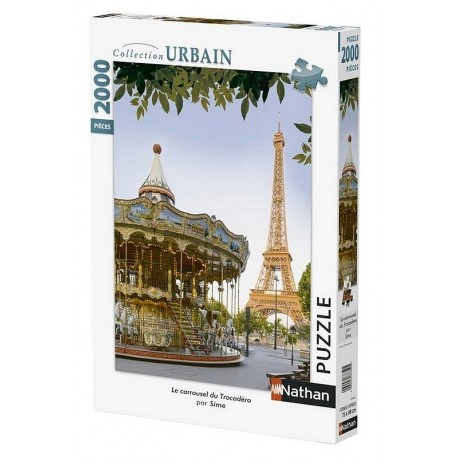 PUZZLE CARROUSEL TROCADERO 2000 PIECES 75X98CM-LiloJouets-Morbihan-Bretagne