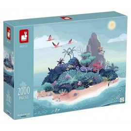 PUZZLE L'ILE MYSTERIEUSE 2000 PIECES 96X68CM