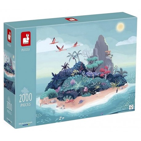 PUZZLE L'ILE MYSTERIEUSE 2000 PIECES 96X68CM-LiloJouets-Morbihan-Bretagne