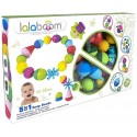 COFFRET 5EN1 PERLES EDUCATIVES ET ACCESSOIRES MOTRICITE LALABOOM 36 PIECES