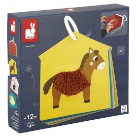 COFFRET 7 CARTES TACTILES LA FERME-LiloJouets-Morbihan-Bretagne