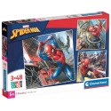 PUZZLES SPIDERMAN MARVEL 3X48 PIECES 21X21CM - SUPERCOLOR