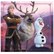 Puzzles la reine des neiges 3x48 pieces 21x21cm - frozen supercolor-lilojouets-morbihan-bretagne