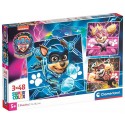 PUZZLES PAT PATROUILLE MIGHTY MOVIE 3X48 PIECES 21X21CM