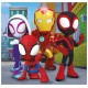 Puzzles spidey marvel 3x48 pieces 21x21cm - spiderman disney junior-lilojouets-morbihan-bretagne