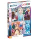 Puzzles la reine des neiges 2x20 pieces frozen supercolor-lilojouets-morbihan-bretagne