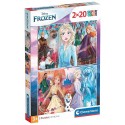PUZZLES LA REINE DES NEIGES 2X20 PIECES FROZEN SUPERCOLOR