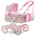 LANDAU FLEURI POUR POUPON 36 A 52CM