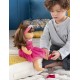 Poupee alice 36cm brune a coiffer avec brosse-lilojouets-morbihan-bretagne