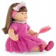 Poupee alice 36cm brune a coiffer avec brosse-lilojouets-morbihan-bretagne