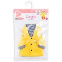 BB30 CIRE DE PLUIE JAUNE REVERSIBLE VETEMENT POUPON 30CM