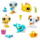 Littlest petshop 5 figurines et accessoires plage collector set-lilojouets-morbihan-bretagne