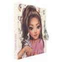 JOURNAL INTIME AVEC CADENAS KITTY&DOGGY 16X19CM - CARNET SECRET TOPMODEL