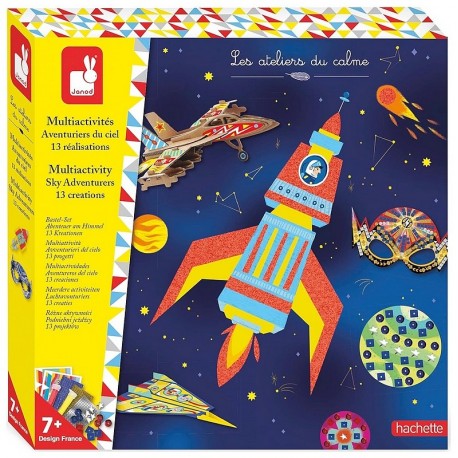 COFFRET MULTIACTIVITES AVENTURIERS DU CIEL 13 CREATIONS-LiloJouets-Morbihan-Bretagne