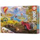 Puzzle vallee des montgolfieres 3000 pieces 120x85cm-lilojouets-morbihan-bretagne