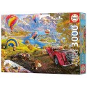 PUZZLE VALLEE DES MONTGOLFIERES 3000 PIECES 120X85CM