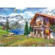 Puzzle chalet alpin 4000 pieces 136x96cm-lilojouets-morbihan-bretagne