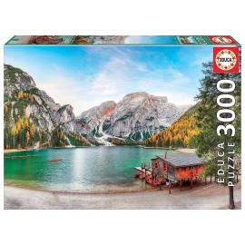 PUZZLE LAC BRAIES EN AUTOMNE 3000 PIECES 120X85CM