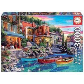 PUZZLE COUCHER DE SOLEIL A COME 3000 PIECES 120X85CM ILLUSTRATION