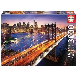 PUZZLE MANHATTAN AU CREPUSCULE 3000 PIECES 120X85CM