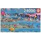 Puzzle la vie le plus grand puzzle 24000 pieces 428x157cm-lilojouets-morbihan-bretagne